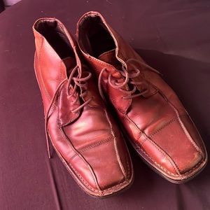 Lumberjack Brown Leather Mens Shoes size 43